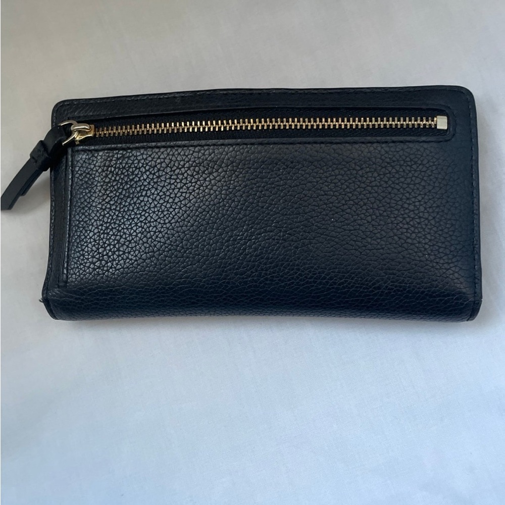 Kate Spade Black Wallet with Pearl Details - Picture 2 of 11